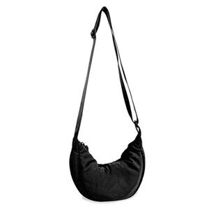 Nylon Crescent Crossbody Bag Small Sling Hobo Travel Lightweight Purse